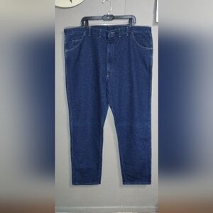 Wrangler Men's Deep Blue Relaxed Jeans
